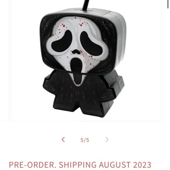 Scream 6 VI 2023 Ghost Face Drink Movie Cups (2) Bloody - Picture 4 of 6